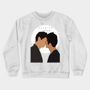 Malec: Love is love Crewneck Sweatshirt